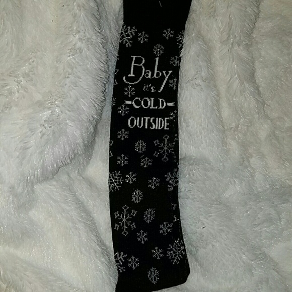 ❄Baby It's Cold Outside Socks KNEE HIGH❄ - Picture 6 of 6