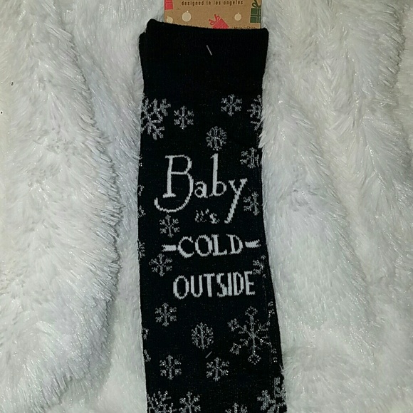 ❄Baby It's Cold Outside Socks KNEE HIGH❄ - Picture 5 of 6