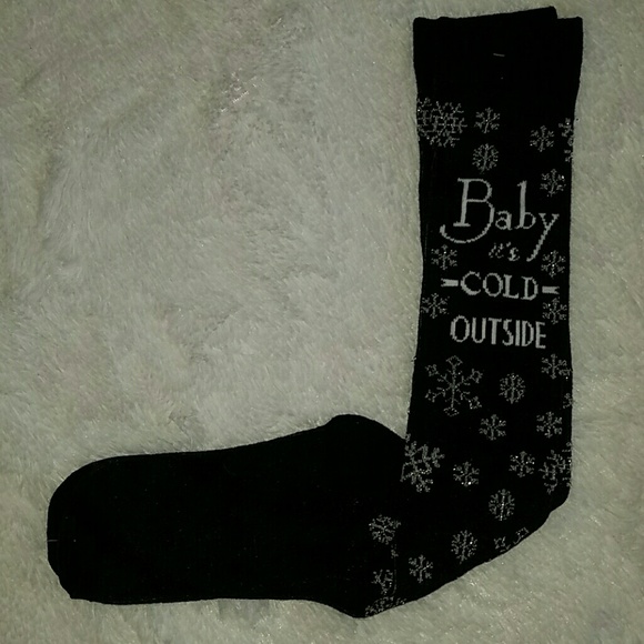 ❄Baby It's Cold Outside Socks KNEE HIGH❄ - Picture 4 of 6