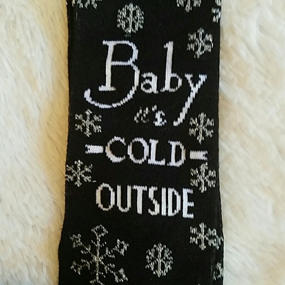 ❄Baby It's Cold Outside Socks KNEE HIGH❄ - Picture 2 of 6