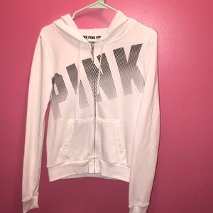 pink zip up