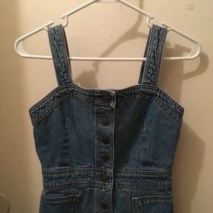 Denim Topshop Moto dress