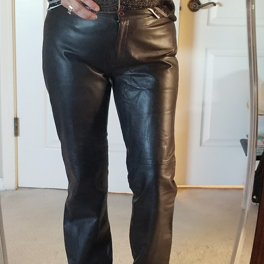 Genuine Leather Pants