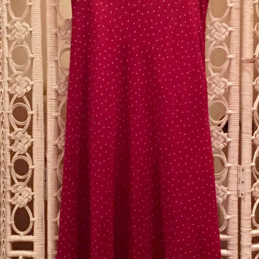 Best Holiday Red Dress EVER Silk Sz 6 Ann Taylor