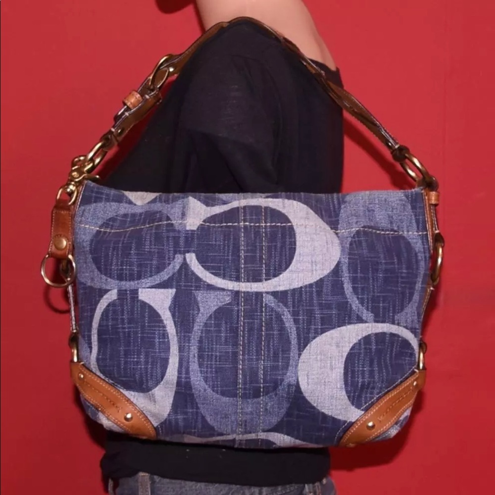 Denim authentic Coach bag