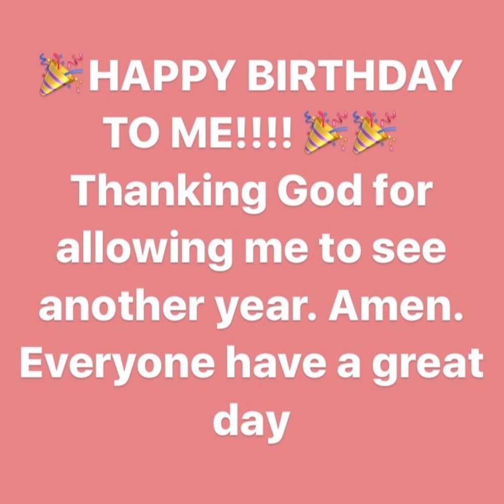 🎉🎉 HAPPY BIRTHDAY TO ME 🎉🎉