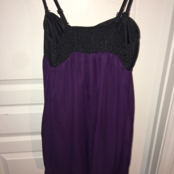 Beautiful PURPLE DRESS with bow, never worn - Picture 2 of 4