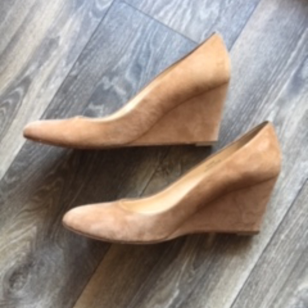 J Crew Martina Suede Wedges