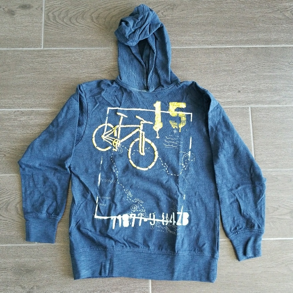 Gap Kids Unisex Blue Sweatshirt Hoodie