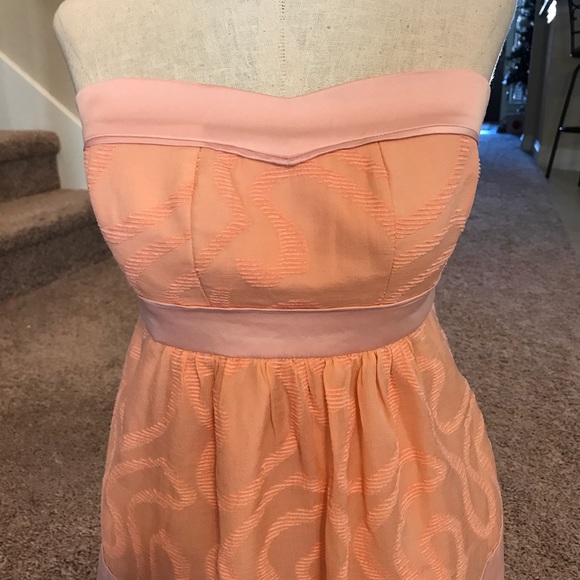 Strapless sweet heart top with Smocking BY BCBGeneration - Picture 2 of 8