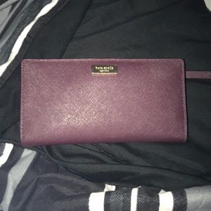 Maroon Kate Spade Wallet
