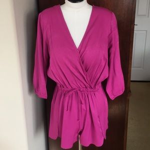 Fuchsia Romper