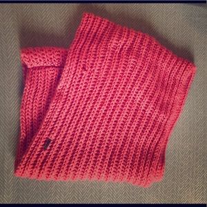 Pink infinity scarf
