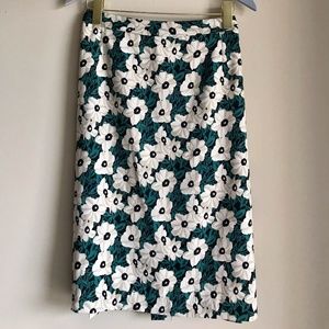 Who What Wear Floral Pencil Skirt