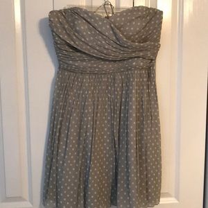 J. Crew lined silk strapless dress, 12