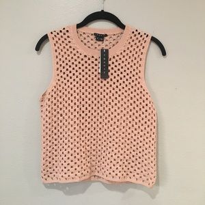 Theory Breeta Blush Knit Top