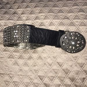 Lane Bryant Rhinestone Chain Belt Size 26/28