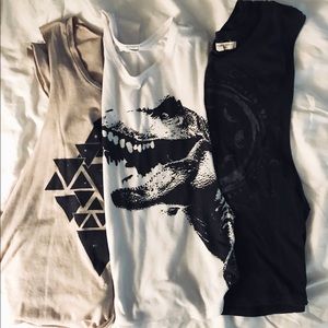 3 Graphic Tank Tops