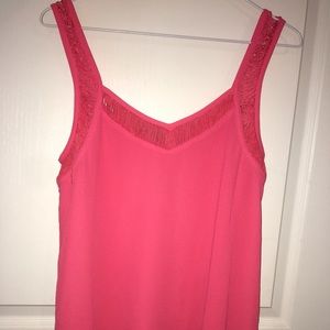 Naked Zebra Coral tank top sz M