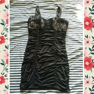 Pompous Girly Plus Size Little Black Dress