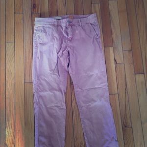 Anthropologie Pilcro pink chinos
