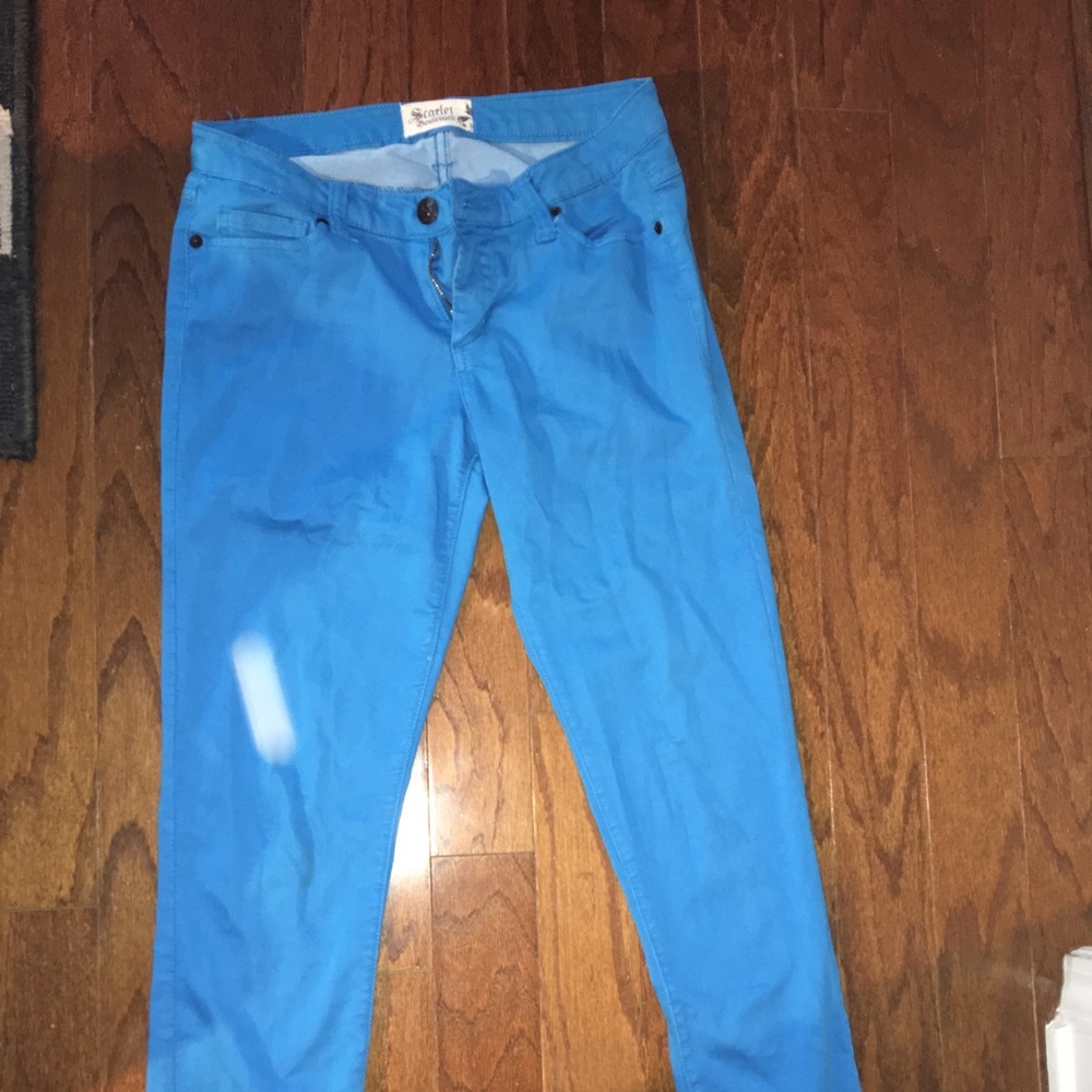 Scarlet Blvd royal blue jeans sz 27