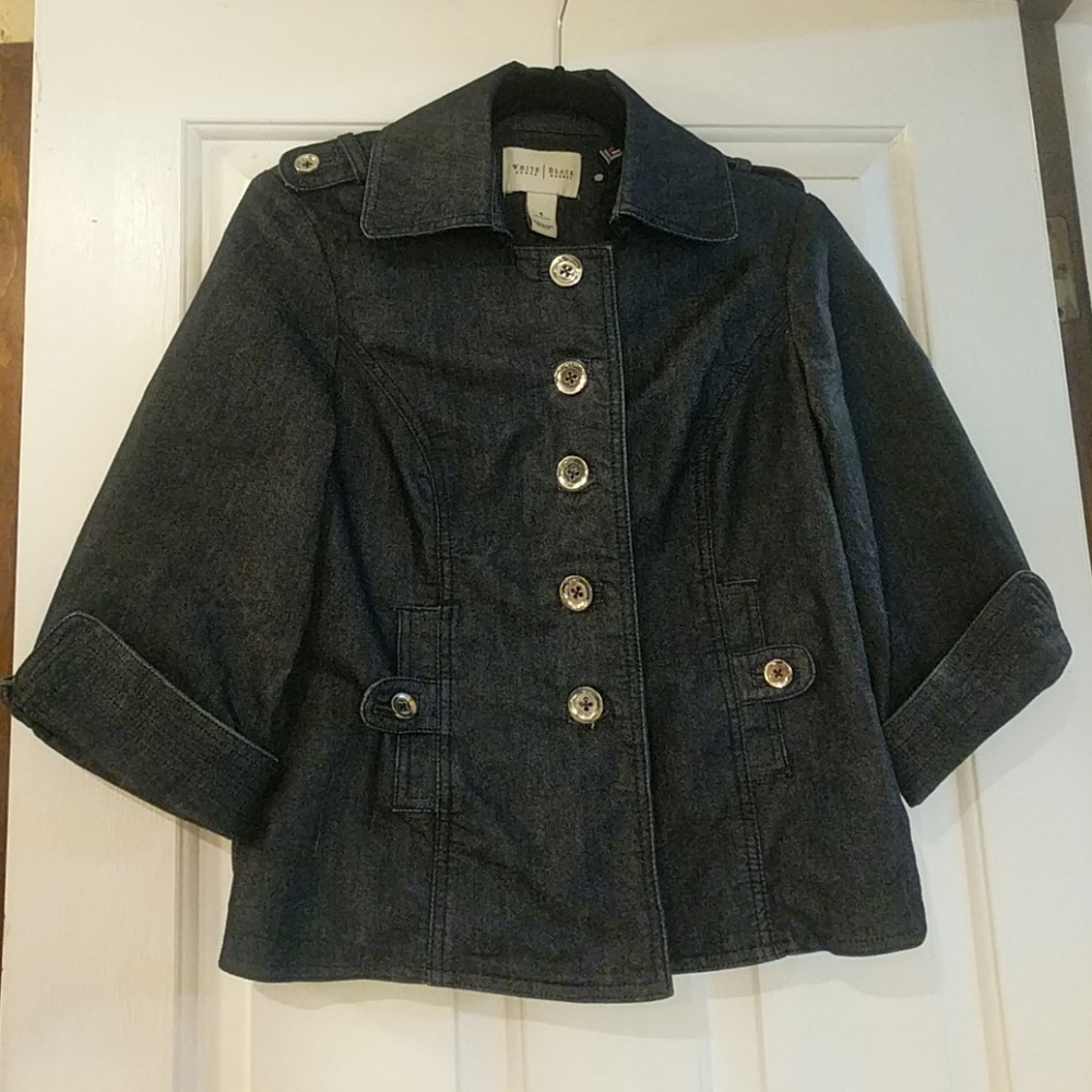 White House Black market Jean jacket