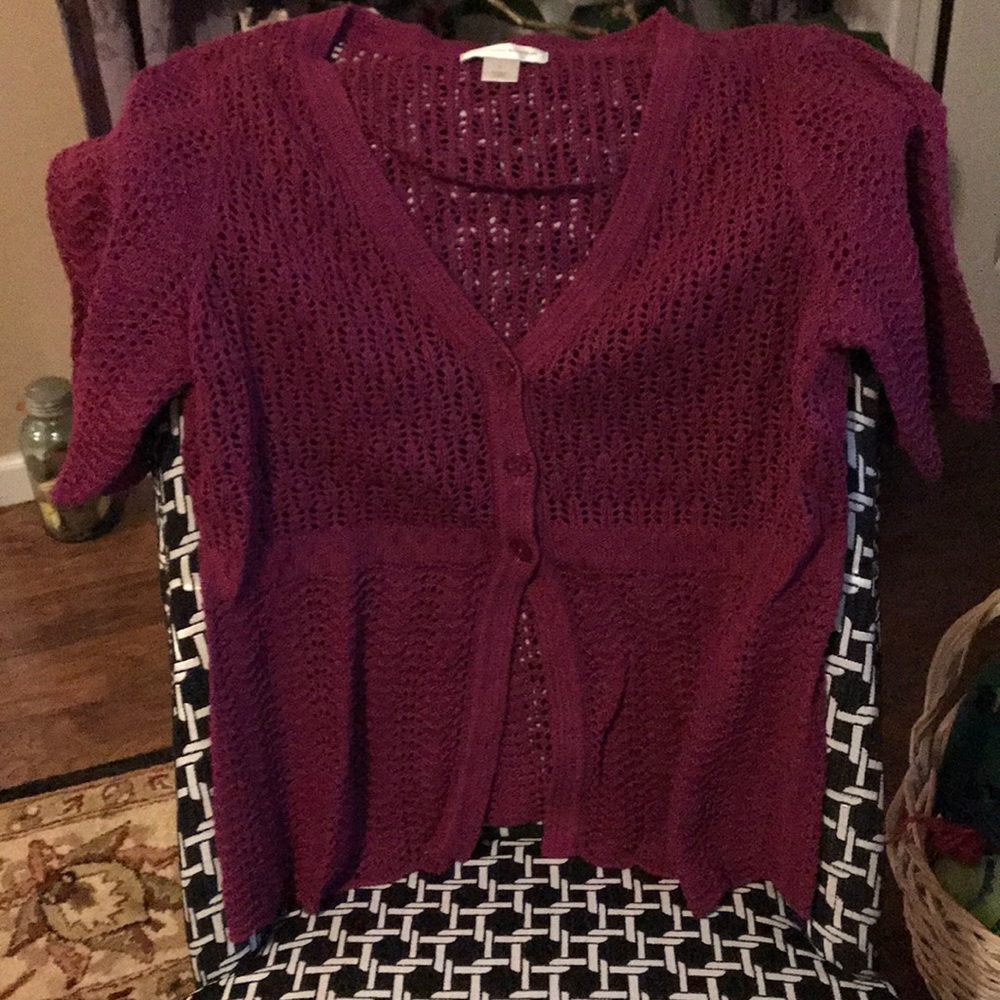 Christopher & Banks Crotchet style sweater
