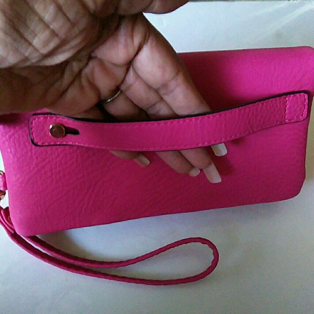Hot Pink Wristlet