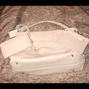 Gorgeous NWT tote w/wallet and zip pouchette!!!