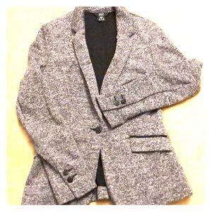 Black Marled Blazer