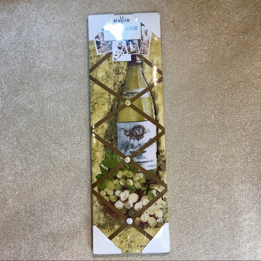 New View French Memo Board Cello Wrapped New