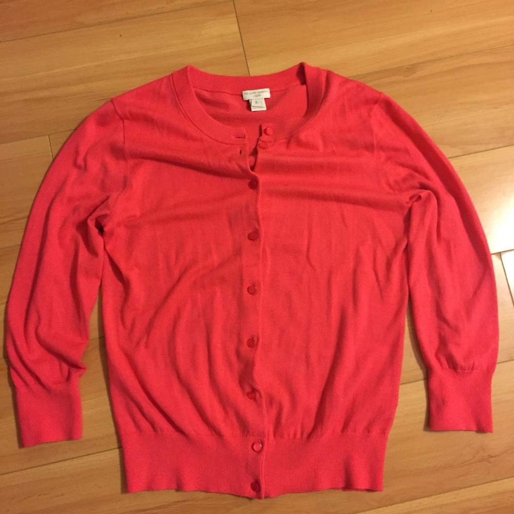 J. Crew Factory Pink Clare Cardigan