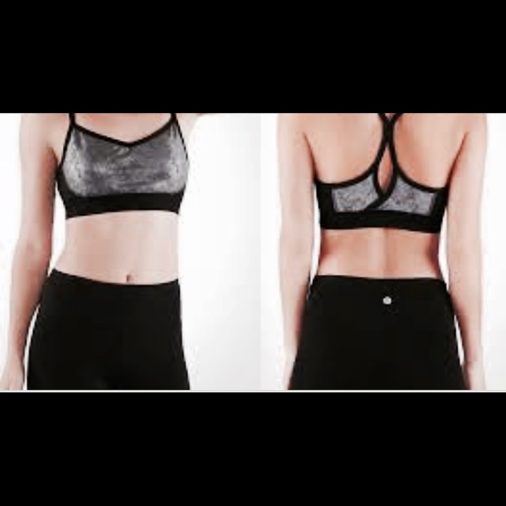 Manduka metallic sports bra!