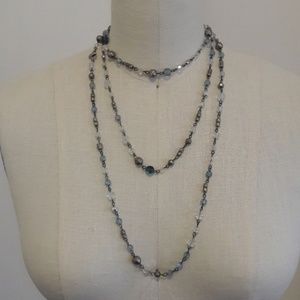 Blue Beaded Necklace