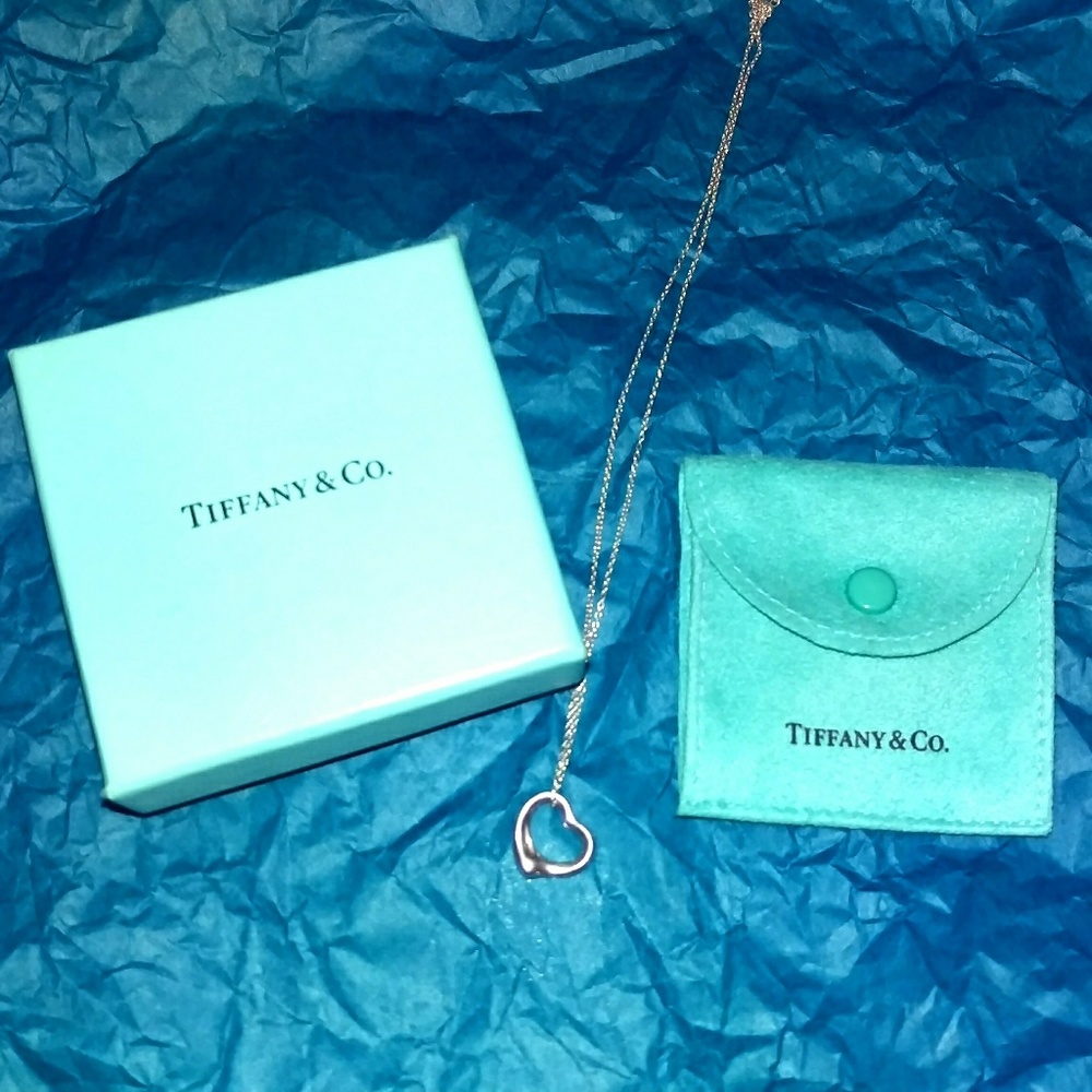 Authentic 16mm Tiffany Elsa Peretti Open Heart