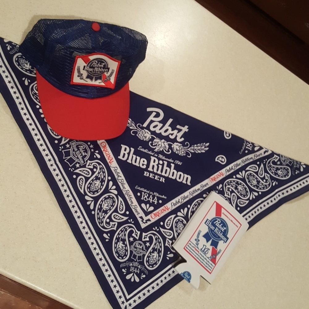 PBR Pabst Blue Ribbon gift pack rockabilly