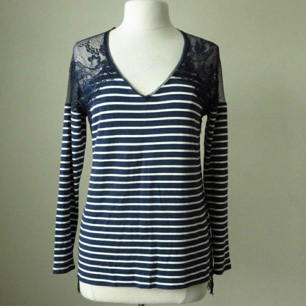 Navy WHBM Long Sleeved Shirt