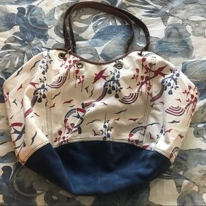 Lucky Brand Canvas Tote Bag