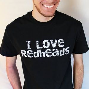 I love redheads t-shirt