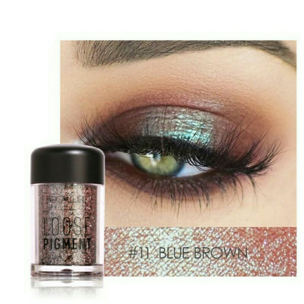 NIB #11 Blue Brown Glimmer Eye Shadow Powder