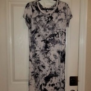 Acid washed high low dress LARGE