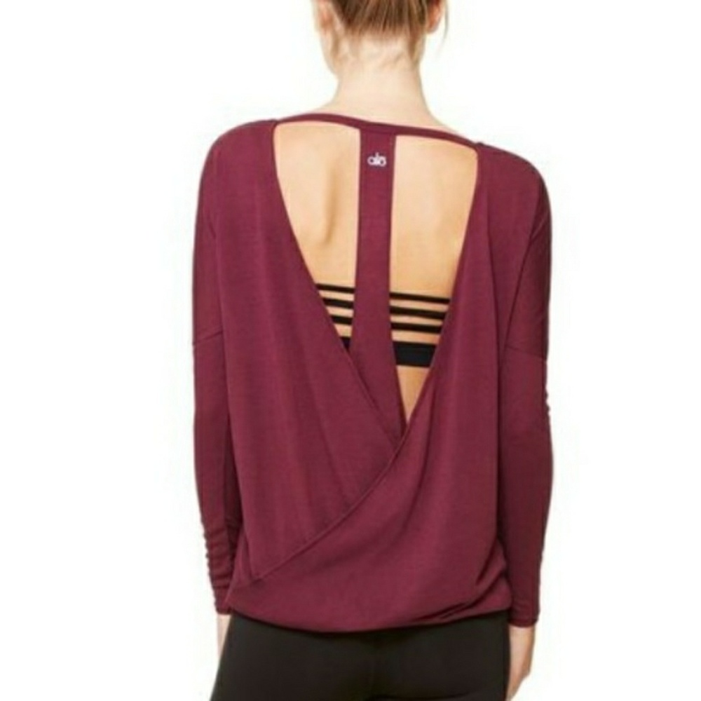 Alo Yoga Open Back Long Sleeve T-shirt