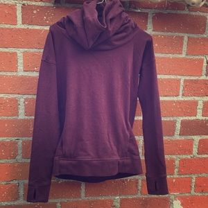 Merlot colored hoodie