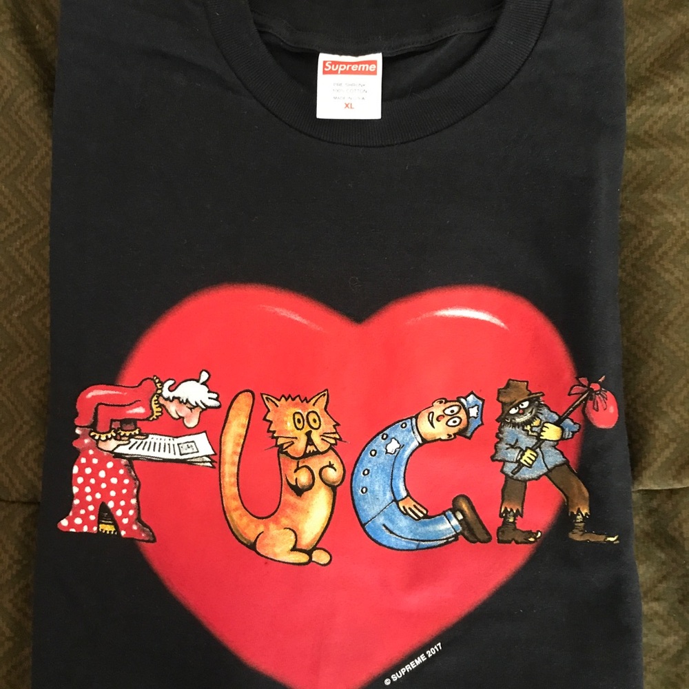 Supreme Fuck Love tee