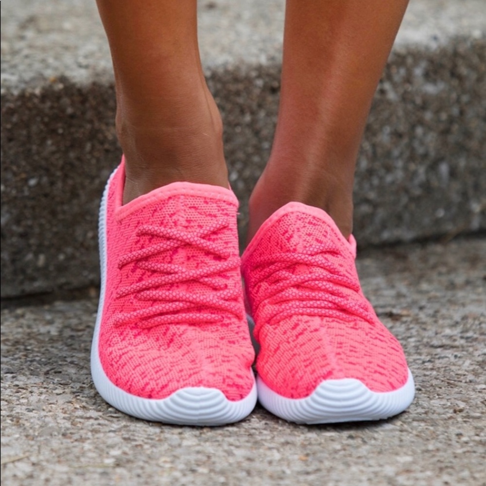 NEW Pink Sneakers- Never Worn