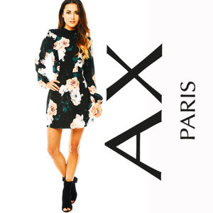 AX Paris Long Sleave Floral Mini Dress