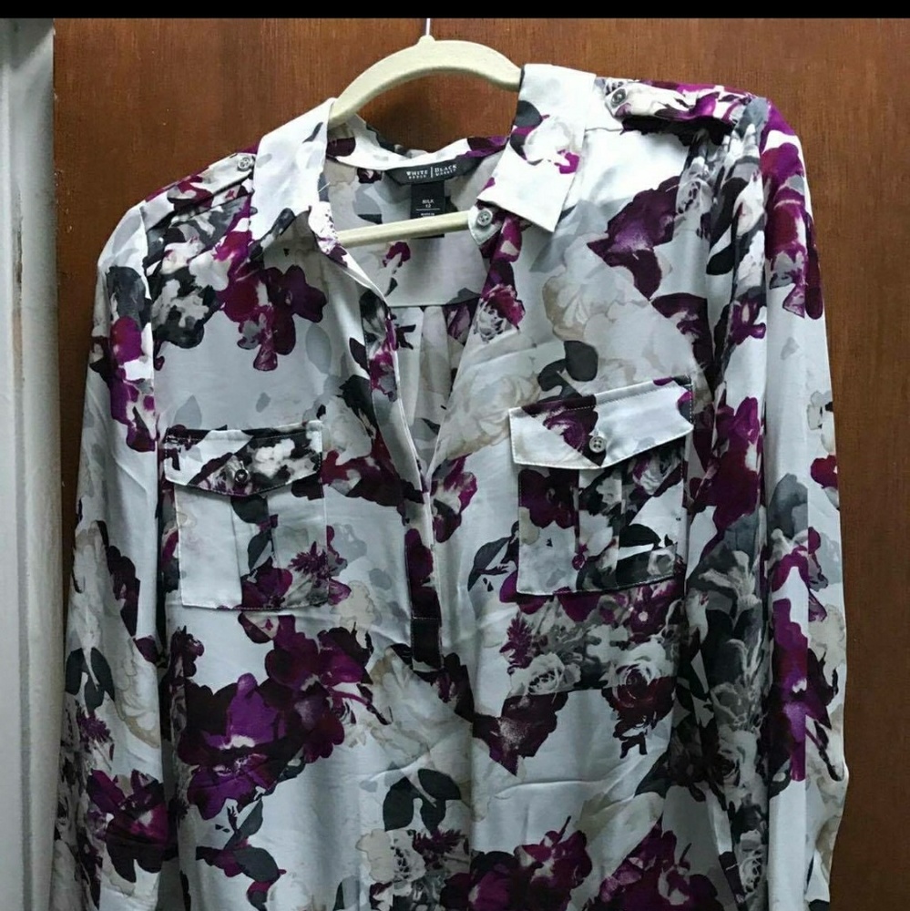 WHBM Silk Blouse