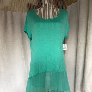 Mint Green Hi/Lo Top