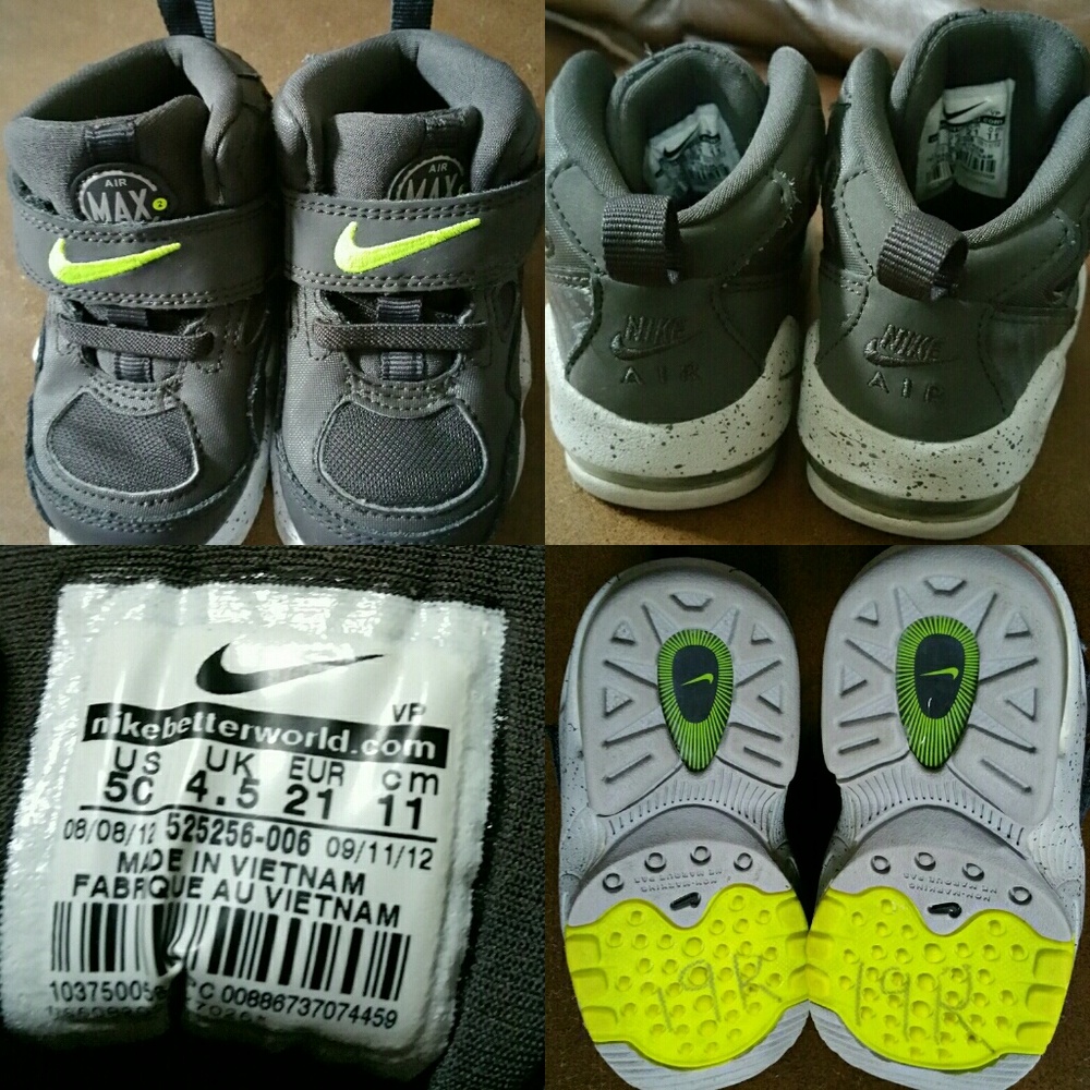 Toddler Shoes by Nike Max. Size 5.